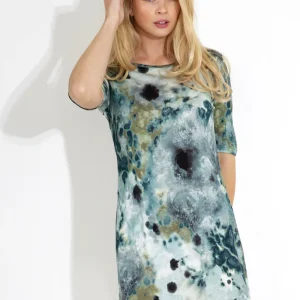 MARCY TUNIKA - green print
