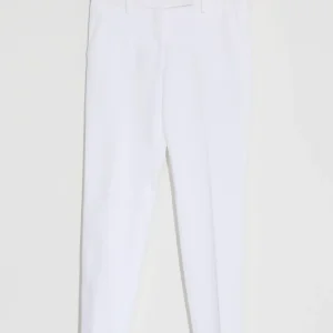 COTTON STRETCH TROUSERS - Vit