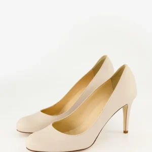BEIGE PUMPS RUNDAD TÅ - Beige