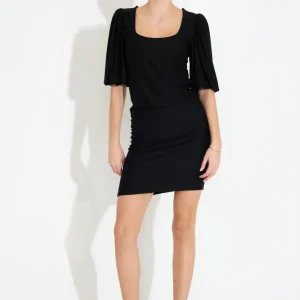 RIFA BALOON DRESS - Black