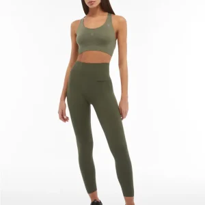 Seamless Push-Up High Waist Skinny - Beetle Green