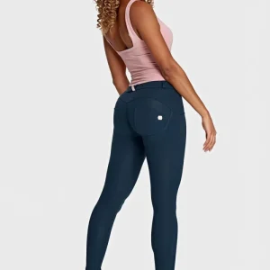 WR.UP Push-Up Regular Waist Skinny Pants - Total Eclipse Blue