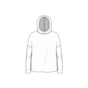 4038 Tröja - Hoodie med "loose" passform