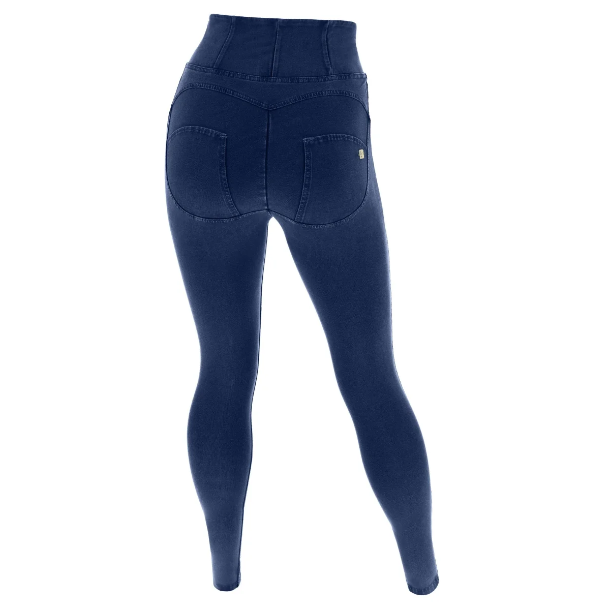 WR.UP Curvy Push-Up High Waist Skinny Denim Jeans - Denim Dark Blue - Blue Seam - Bild 8