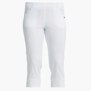 Anabelle Regular Capri Medium Length - White