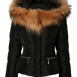 HOLLIES Bronx Jacka Svart/Natur