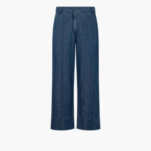 Camille Elastic Straight CL - Blue denim