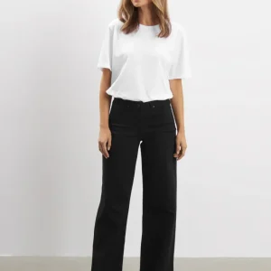 Carol Loose - Medium Length - Black Denim