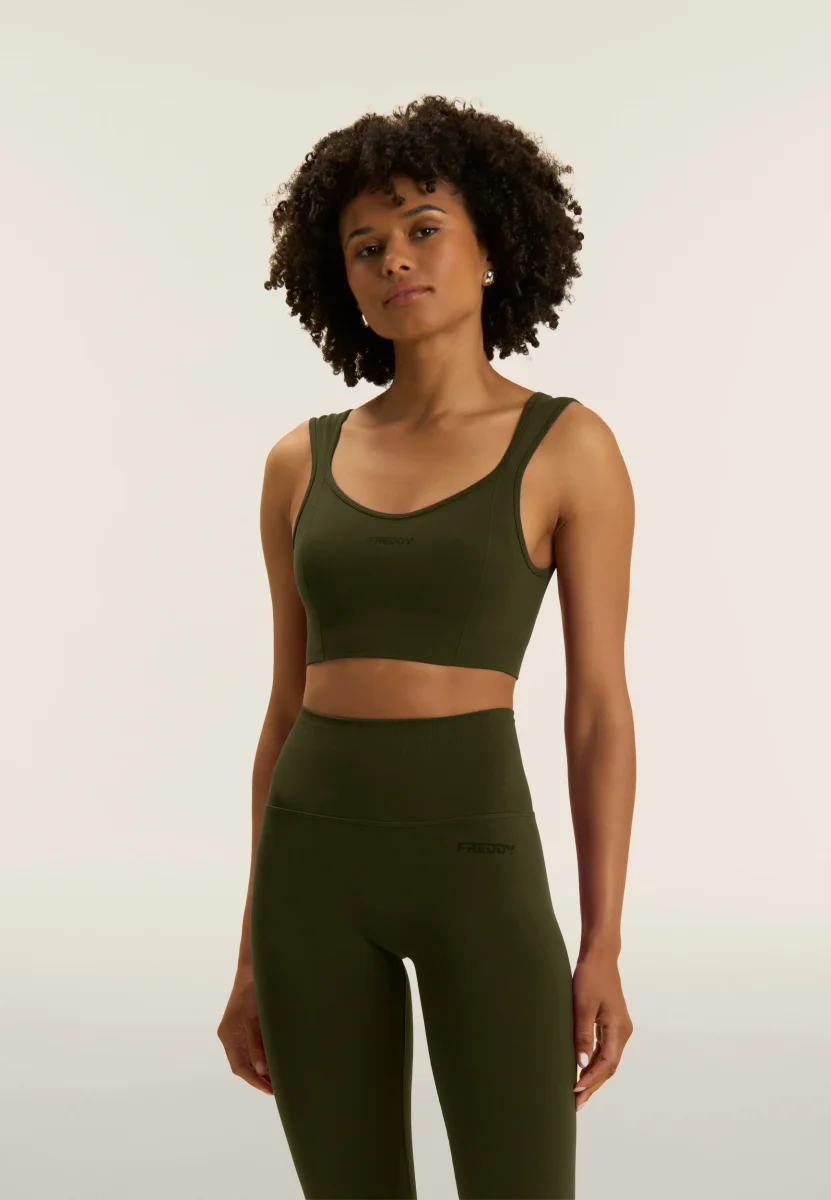 Seamless Sport Top - Cypress Green