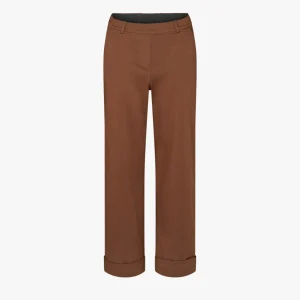 Phoebe Turn-Up Loose - Medium Length - Downtown Brown