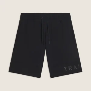 Athletic Bermudas with drawstring waist - Black