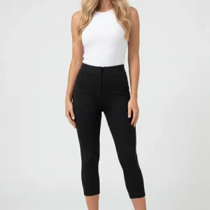 WR.UP Push-Up High Waist Skinny Capri Pants - Black