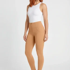 WR.UP Push-Up High Waist Skinny 7/8 Pant With Front Seam - Macaroon Brown