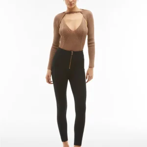 WR.UP Push-Up High Waist Skinny 7/8 Pant With Front Seam - Black