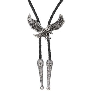 Bolo Tie Western med örnmotiv