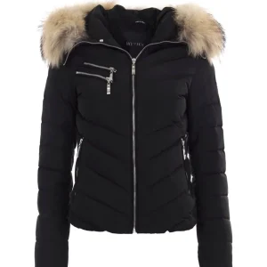 HOLLIES Chatel Jacka Silver Svart/Natur