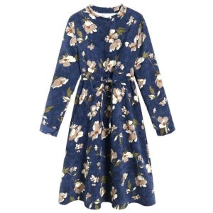 Country-western-klänning med blommor