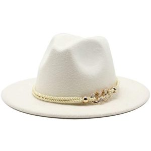 Cowboyhatt, vit