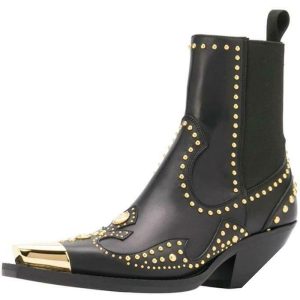 Cowboyboots med nitar för kvinnor