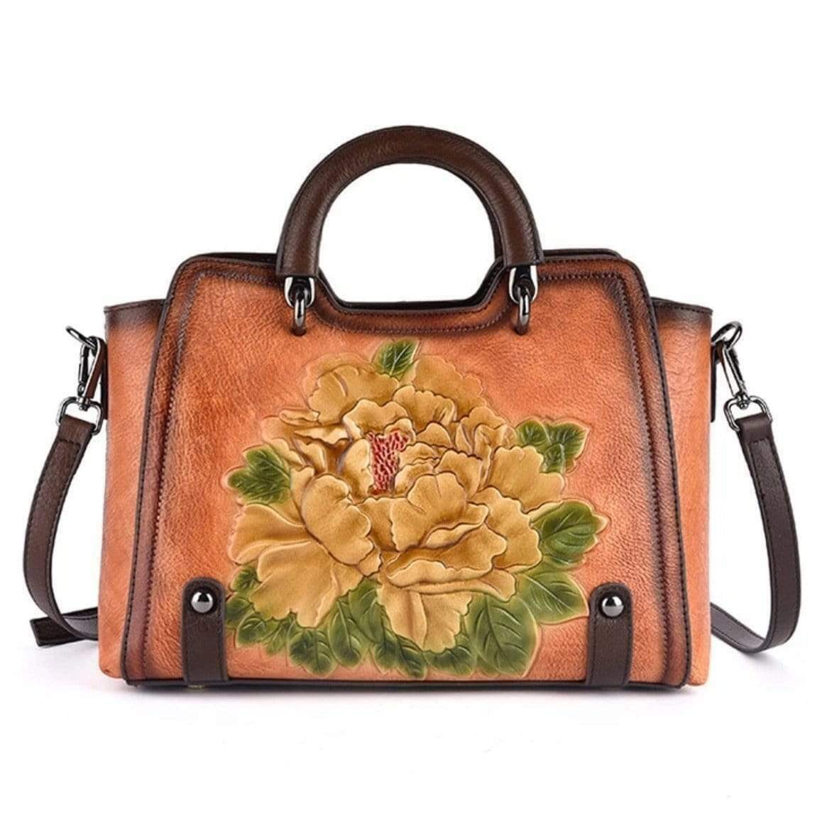 Handväska för cowboy med blommotiv - Bild 2