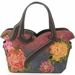 Hängande cowboyväska med blommor