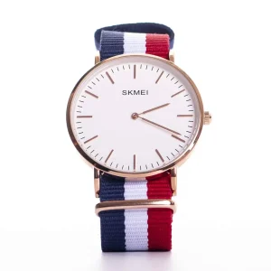Herrklocka navy white red