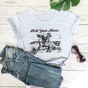 Landlig cowboy-T-shirt för kvinnor