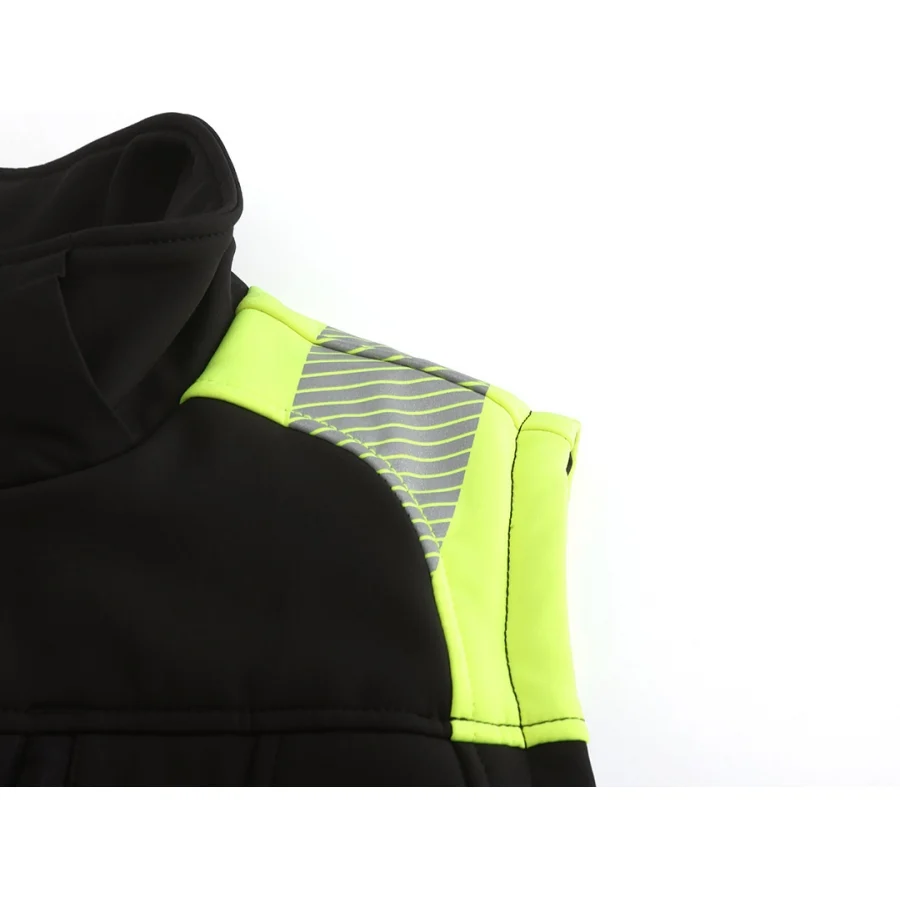 Väst Softshell - Svart/Varsel - Bild 7