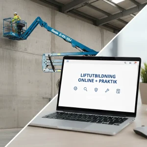 Utbildning - Liftutbildning online+praktik