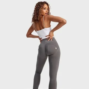 WR.UP Push-Up High Waist Skinny Pants - Pewter Gray