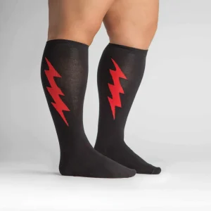 Super Hero Black&Red Stretch-It knästrumpor