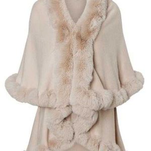 HOLLIES PONCHO THURSDAY TAUPE