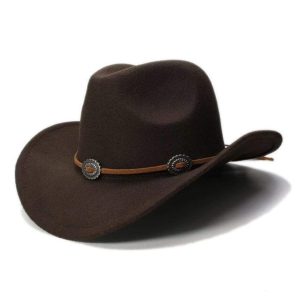 Western-hatt i filt