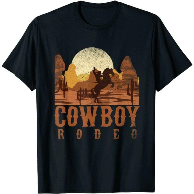 Western t-shirt för män
