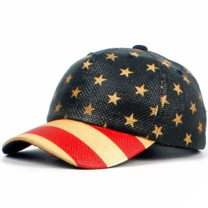 Westernkeps med USA:s flagga